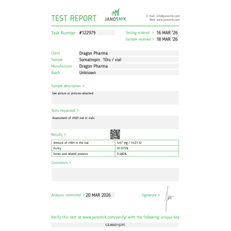 Dragontropin HGH 100 IU