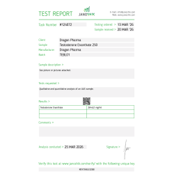 Enantat 250 Lab Test Results