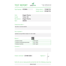TriTren 150 Lab Test Results
