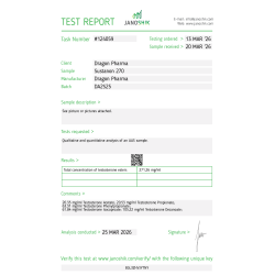 Sustanon 270 Lab Test Results