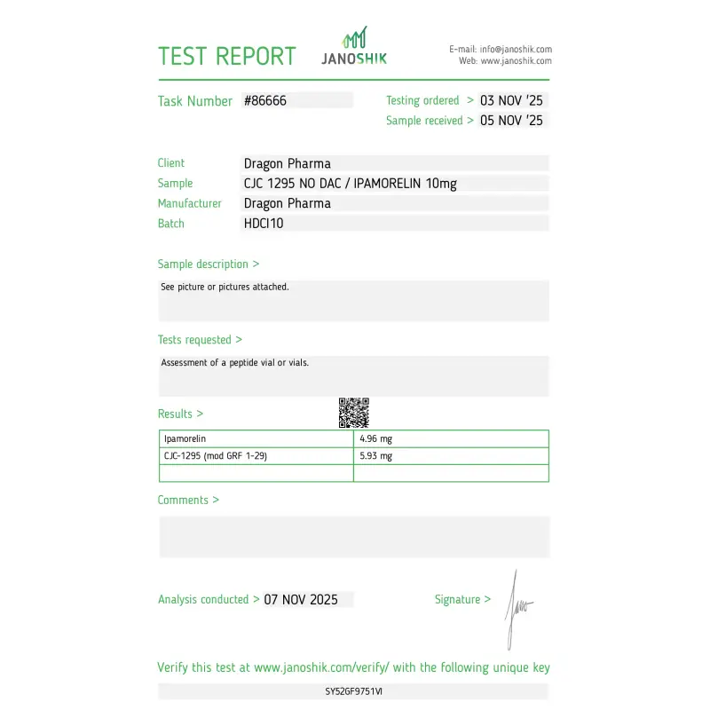 CJC-1295 no DAC/Ipamorelin